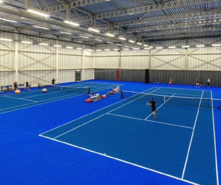 Hardcourt binnen tennisbanen NTC de Kegel Amstelveen
